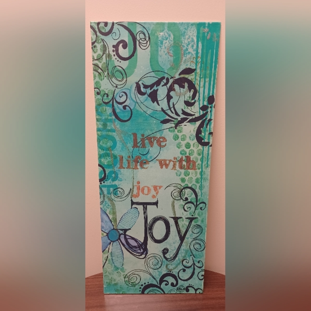 Joy Metal Sign